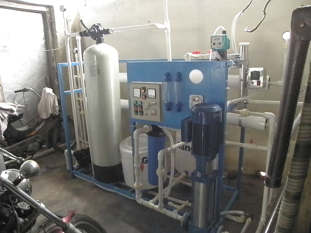 Industrial reverse osmosis plant